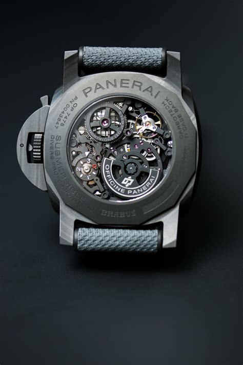 panerai bravus|Panerai s Brabus black ops.